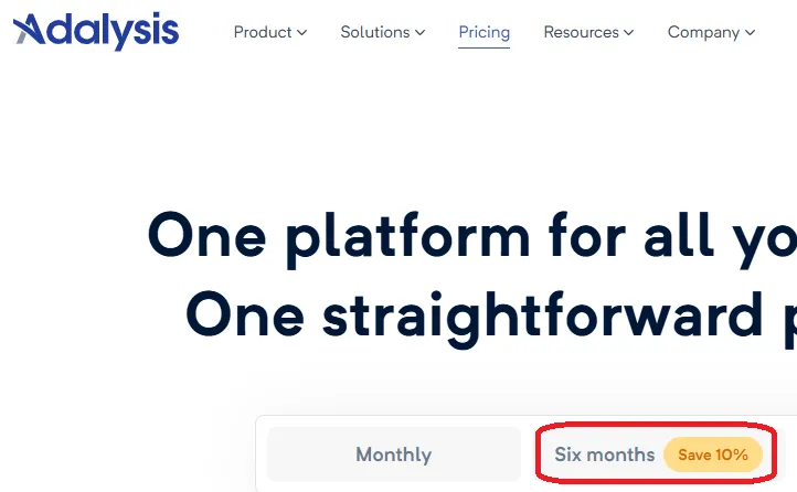 Adalysis 10 Percent OFF Coupon